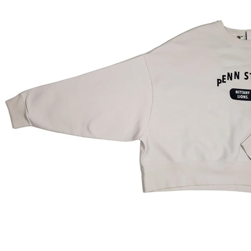 Nike Womens Penn State Nittany Lions Loose Fit Crop Sweatshirt Size‎ XXL NWT